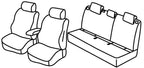 Set coprisedili Superior - Nero/Blu - compatibile per Seat Ateca (07/16>) Style