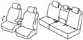 Set coprisedili Superior - Beige - compatibile per Seat Tarraco (01/19>05/25) FR