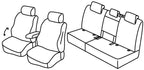 Set coprisedili Superior - Grigio/Nero - compatibile per Seat Tarraco (01/19>05/25) FR