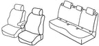 Set coprisedili Superior - Nero/Rosso - compatibile per Skoda Octavia 5p (03/13>05/20) Ambition
