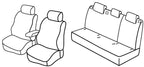Set coprisedili Superior - Beige - compatibile per Seat Toledo (01/13>07/15) - Skoda Rapid 5p (01/13>12/14)
