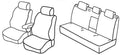 Set coprisedili Superior - Nocciola - compatibile per Skoda Rapid 5p (01/13>12/14)
