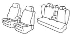 Set coprisedili Superior - Beige - compatibile per Skoda Superb 4p (09/08>08/13)