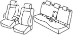Set coprisedili Superior - Nocciola - compatibile per Skoda Karoq (12/17>)