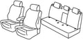 Set coprisedili Superior - Beige - compatibile per Skoda Octavia Wagon (06/20>)