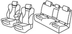 Set coprisedili Superior - Nero/Rosso - compatibile per Skoda Elroq 5p (11/24>) electric - Skoda Enyaq 5p (11/20>) Electric