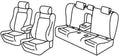 Set coprisedili Superior - Beige - compatibile per Skoda Superb Wagon (10/15>08/19)