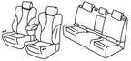 Set coprisedili Superior - Nocciola - compatibile per Skoda Superb Wagon (04/24>) DSG