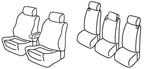 Set coprisedili Superior - Beige - compatibile per Toyota Corolla Verso (09/04>05/09)