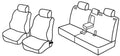 Set coprisedili Superior - Grigio/Nero - compatibile per Toyota Land Cruiser 3p (12/02>10/09) - Toyota Land Cruiser 5p (12/02>10/09)