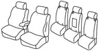 Set coprisedili Superior - Nero/Blu - compatibile per Toyota Verso (06/09>02/18)