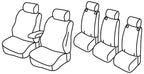 Set coprisedili Superior - Grigio/Nero - compatibile per Toyota Verso (06/09>02/18)