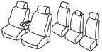 Set coprisedili Superior - Nocciola - compatibile per Toyota Avensis Verso (05/01>12/08)