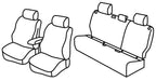 Set coprisedili Superior - Nero/Grigio - compatibile per Toyota Yaris 5p (09/20>)