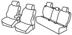 Set coprisedili Superior - Nocciola - compatibile per Toyota Yaris 5p (09/20>) Hybrid - Toyota Yaris Cross 5p (09/21>) Hybrid