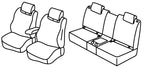 Set coprisedili Superior - Nero/Blu - compatibile per Toyota Prius Plug-in 5p (11/17>)