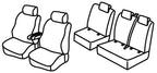 Set coprisedili Superior - Beige - compatibile per Citroen Jumpy (04/16>) - Peugeot Traveller (06/16>) - Toyota Proace Verso (05/16>)