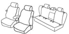 Set coprisedili Superior - Nero/Grigio - compatibile per Volkswagen Golf V 3p (11/03>10/08) Trendline