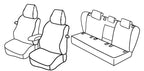 Set coprisedili Superior - Beige - compatibile per Volkswagen Golf V 3p (11/03>10/08) Trendline