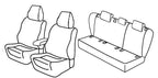 Set coprisedili Superior - Nero/Blu - compatibile per Volkswagen Golf V 5p (11/03>10/08) Sportline