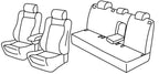 Set coprisedili Superior - Beige - compatibile per Volkswagen Golf VI 5p (11/08>10/12) Highline