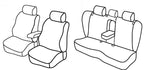 Set coprisedili Superior - Grigio/Nero - compatibile per Volkswagen Passat 4p (01/11>10/14) Comfortline / Highline