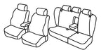 Set coprisedili Superior - Nocciola - compatibile per Volkswagen Passat Variant (03/97>08/05) Dal 2001