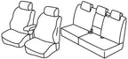 Set coprisedili Superior - Nero/Grigio - compatibile per Volkswagen Tiguan (12/07>08/11) Trendline