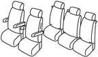 Set coprisedili Superior - Nocciola - compatibile per Volkswagen Multivan T6 (08/15>12/19) - Volkswagen Multivan T6.1 (01/20>12/24)