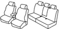 Set coprisedili Superior - Nocciola - compatibile per Volkswagen Golf Plus (03/09>07/14)