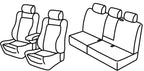 Set coprisedili Superior - Beige - compatibile per Volkswagen Golf Plus (05/05>07/14)