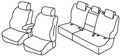 Set coprisedili Superior - Beige - compatibile per Volkswagen Touareg (07/18>08/23)