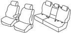 Set coprisedili Superior - Beige - compatibile per Volkswagen Touareg (07/18>08/23)