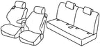 Set coprisedili Superior - Beige - compatibile per Volkswagen T-Roc (11/17>10/21) R-line - Volkswagen T-Roc Cabriolet (05/20>12/21)