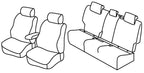 Set coprisedili Superior - Beige - compatibile per Volkswagen Golf VII Sportsvan (05/14>08/18) Comfortline, Trendline