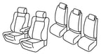 Set coprisedili Superior - Nocciola - compatibile per Volkswagen Touran (08/10>08/15) Highline