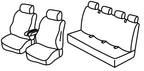 Set coprisedili Superior - Nero/Blu - compatibile per Volkswagen Crafter (01/17>)