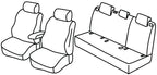 Set coprisedili Superior - Nero/Grigio - compatibile per Volkswagen Golf VIII 5p (01/20>) Life