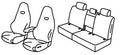 Set coprisedili Superior - Nero/Grigio - compatibile per Volkswagen Tiguan (12/23>) R-Line