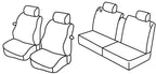 Set coprisedili Superior - Nero/Grigio - compatibile per Volvo C30 (10/06>03/13)
