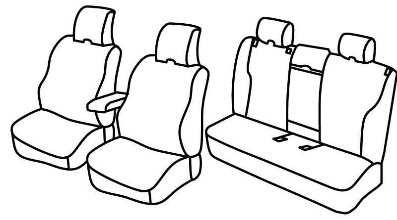 Set coprisedili Superior - Beige - compatibile per Volvo XC60 (11/08>04/17)