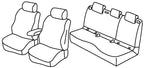 Set coprisedili Superior - Grigio/Nero - compatibile per Volvo XC40 (10/17>)