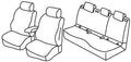 Set coprisedili Superior - Nocciola - compatibile per Volvo XC40 (10/17>)