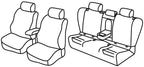 Set coprisedili Superior - Nocciola - compatibile per Volvo XC60 (05/17>)