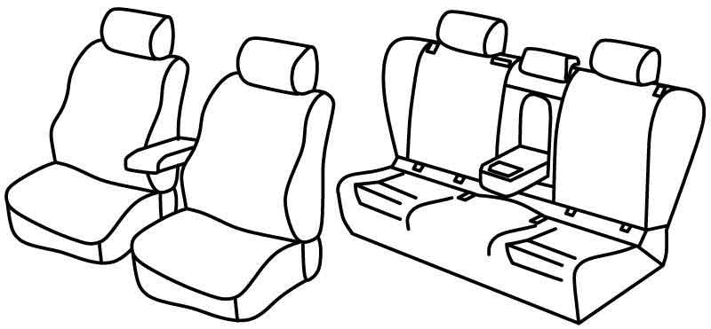 Set coprisedili Superior - Beige - compatibile per Volvo XC60 (05/17>)