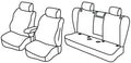 Set coprisedili Superior - Nocciola - compatibile per Volvo V60 (09/18>)