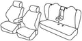Set coprisedili Superior - Beige - compatibile per Tesla Model 3 4p (03/19>08/23)