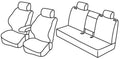 Set coprisedili Superior - Beige - compatibile per Tesla Model Y (09/19>)