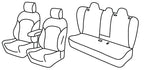 Set coprisedili Superior - Nero/Rosso - compatibile per Tesla Model 3 4p (09/23>)