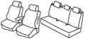 Set coprisedili Superior - Nocciola - compatibile per KG Mobility Tivoli (11/23>)